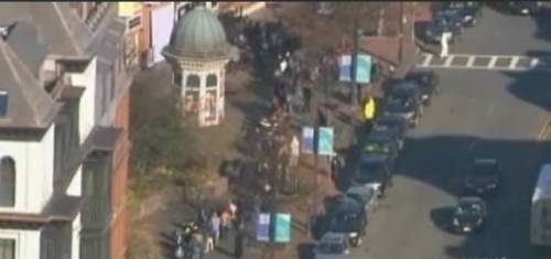 People lining up in Boston for a piece of the action.