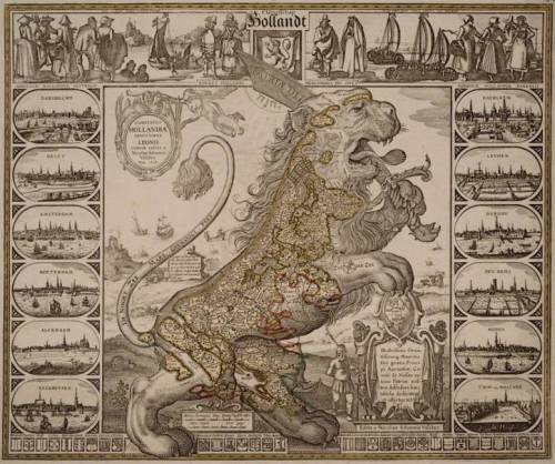 Comitatus Hollandiæ denuo forma Leonis