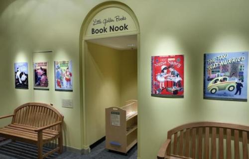 The “Little Golden Books” ‘Book Nook’ at National Museum of American History.