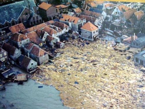 Winter floods in 1953 forced the Dutch to re-think their urban defenses.