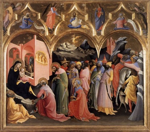 Lorenzo Monaco, “Adoration of the Magi,” 1422, Galleria degli Uffizi – Florence.