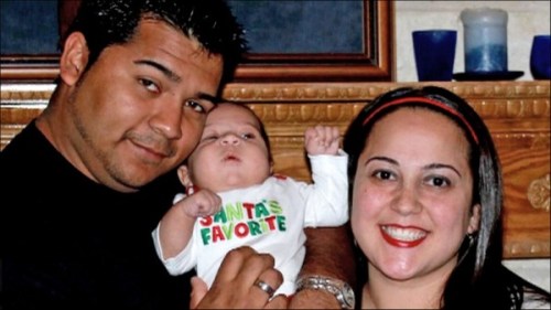 The Muñoz family in happier times.