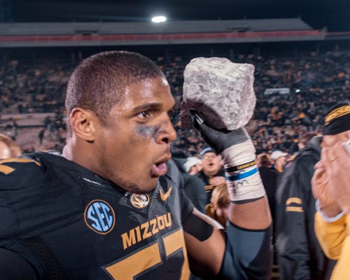Michael Sam hopes to turn his collegiate football career into a professional one.
