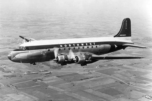A Northwest DC-4 plane, like Flight 2501.