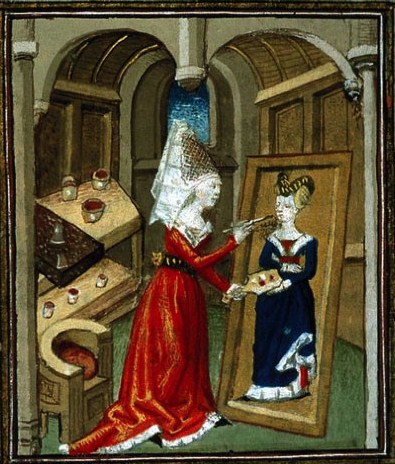 Unknown artist from Giovanni Boccaccio, “De Mulieribus Claris,” anonymous French translation, Le livre de femmes nobles et renomees, France, c 1440 British Library.