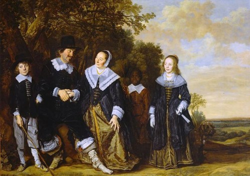 “Belgium Family Group in a Landscape,” Frans Hals, 1648.