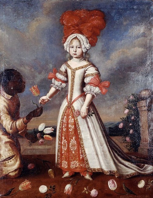 “Portrait of Franziska Sibylla Augusta von Sachsen-Lauenburg,” Georg Adam Eberhard, 1678.