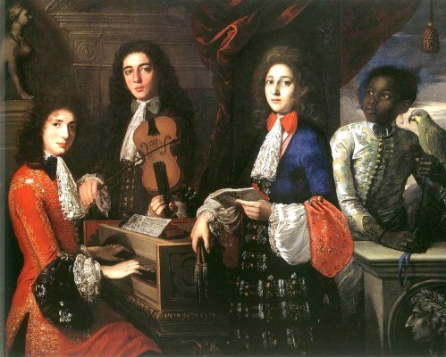 “Three Musicians of the Medici Court,” Anton Domenico Gabbiani, 1687.