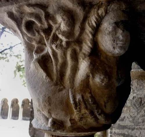 From the Church of Arles Saint Trophime in Arles, France, built between the 14th and 15th centuries A.D.