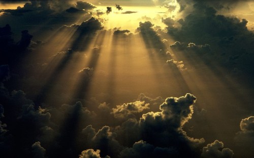 sun-shining-through-the-clouds